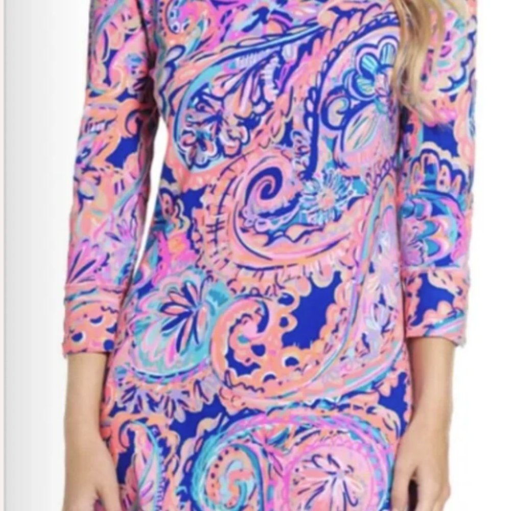 Lilly Pulitzer Sophie dress size Large Drop me a Lime NWOT